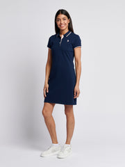 Womens Polo Dress Navy Iris