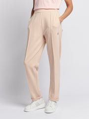 Womens Smart Stripe Jogger in Smoke Gray