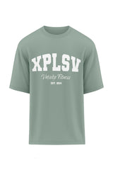 XAPE Varsity Fitness V2 Oversized Tee - Sage