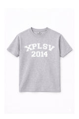 XAPE Campus Script Tee - Sports Grey