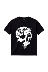 XAPE Dripping Skull Tee - Black