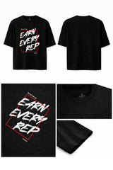 XAPE Weight Warp Oversized Tee - Black