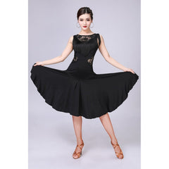 Sleeveless Fringed Latin Dance Dress Competition Performance Suit With Separate Bottoms, M, L, XL