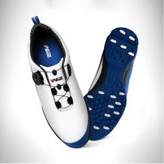 PGM Golf Waterproof Rotary Buckle Shoe Sneakers for Men, 41, 45, 40, 42, 43, 44