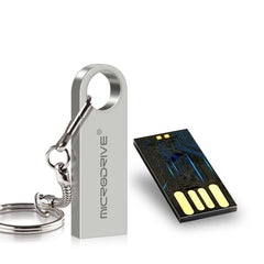 MicroDrive 16GB USB 2.0 Metal Waterproof High Speed U Disk(Grey), 16GB