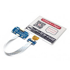 Waveshare 5.83 inch 600x448 Pixel Red Black White Three-color E-Ink Display HAT (B) for Raspberry Pi, SPI Interface, 14600