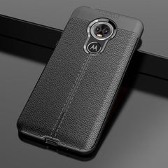 Litchi Texture TPU Shockproof Case for MOTO E6, For MOTO E6