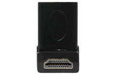 Maplin Adjustable Angle HDMI Male to HDMI Female Adapter - Black