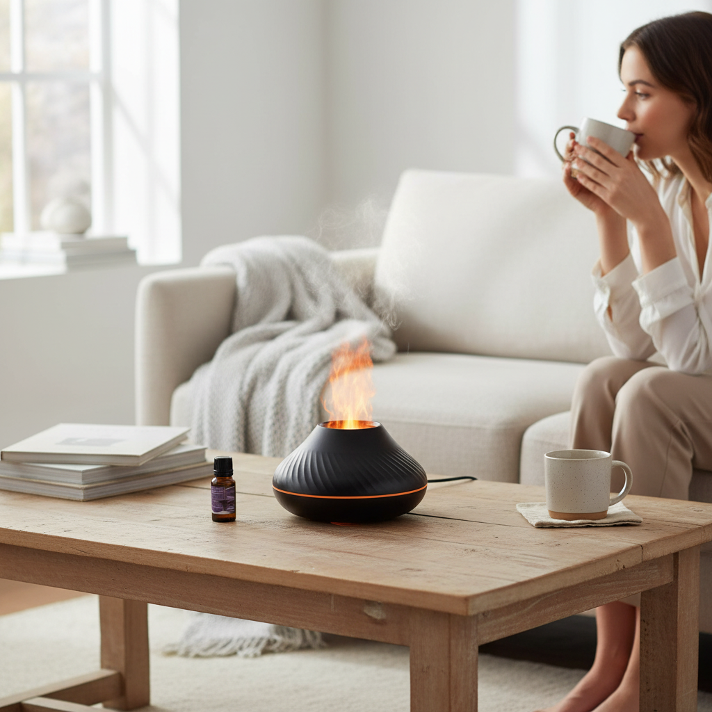 Kinscoter Aroma Diffuser USB Ultrasonic Humidifier Bedroom