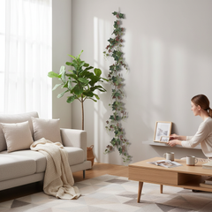Artificial IVY Vine Grape Leaf Trailing Plant Indoor Wall Decor