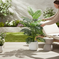 Artificial Palm Tree 90–120cm – Fake Tropical Plant for Home & Garden