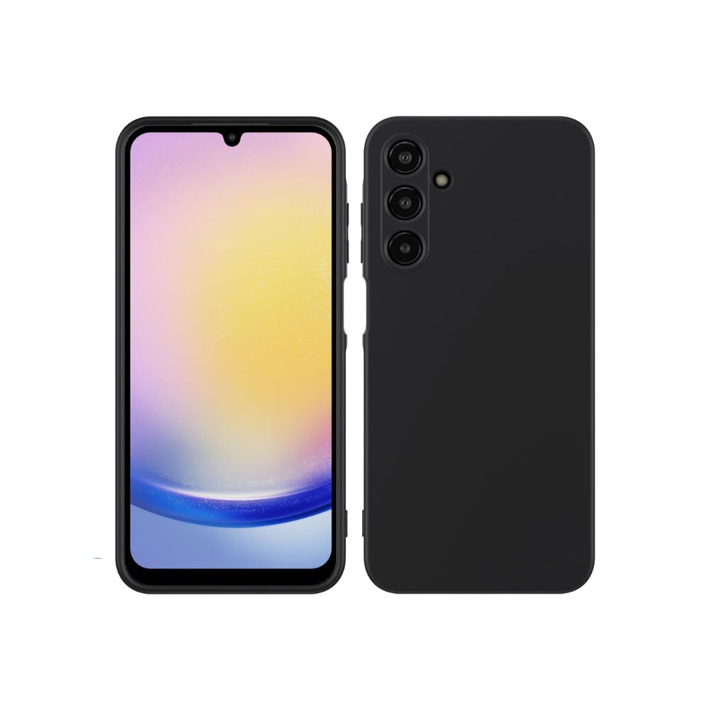 Samsung Galaxy A Series Silicone Gel Case by Phone Base, soft flexible gel cover with precise cutouts for easy access.