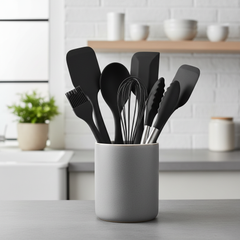 Choice Silicone Spatula Set 6 Piece Nonstick Dishwasher Safe For Home Cooks And Bakers Durable Flexible Heads