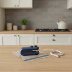 Zapcart Portable Mini Heat Bag Sealer 2in1 USB C Rechargeable Sealer And Cutter For Home Use