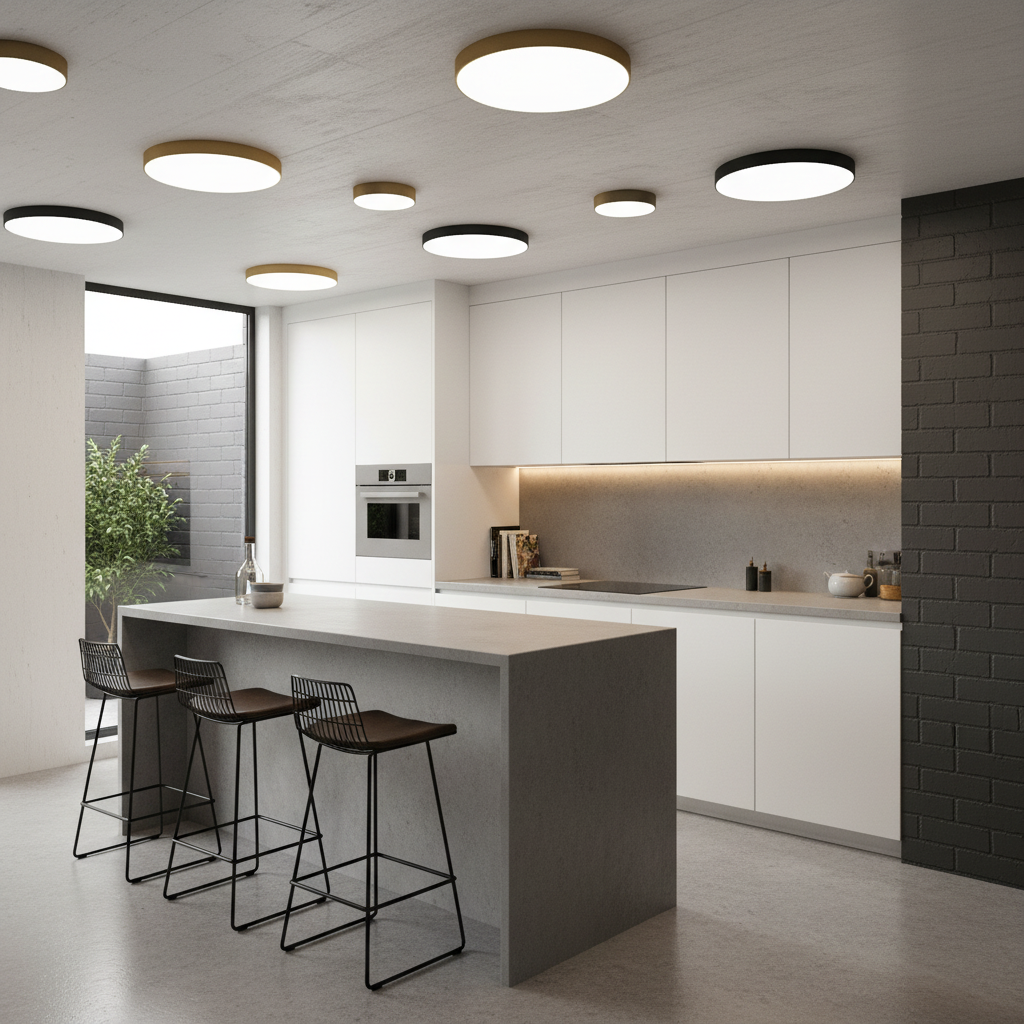 Waterproof LED Ceiling Light – Bathroom & Kitchen