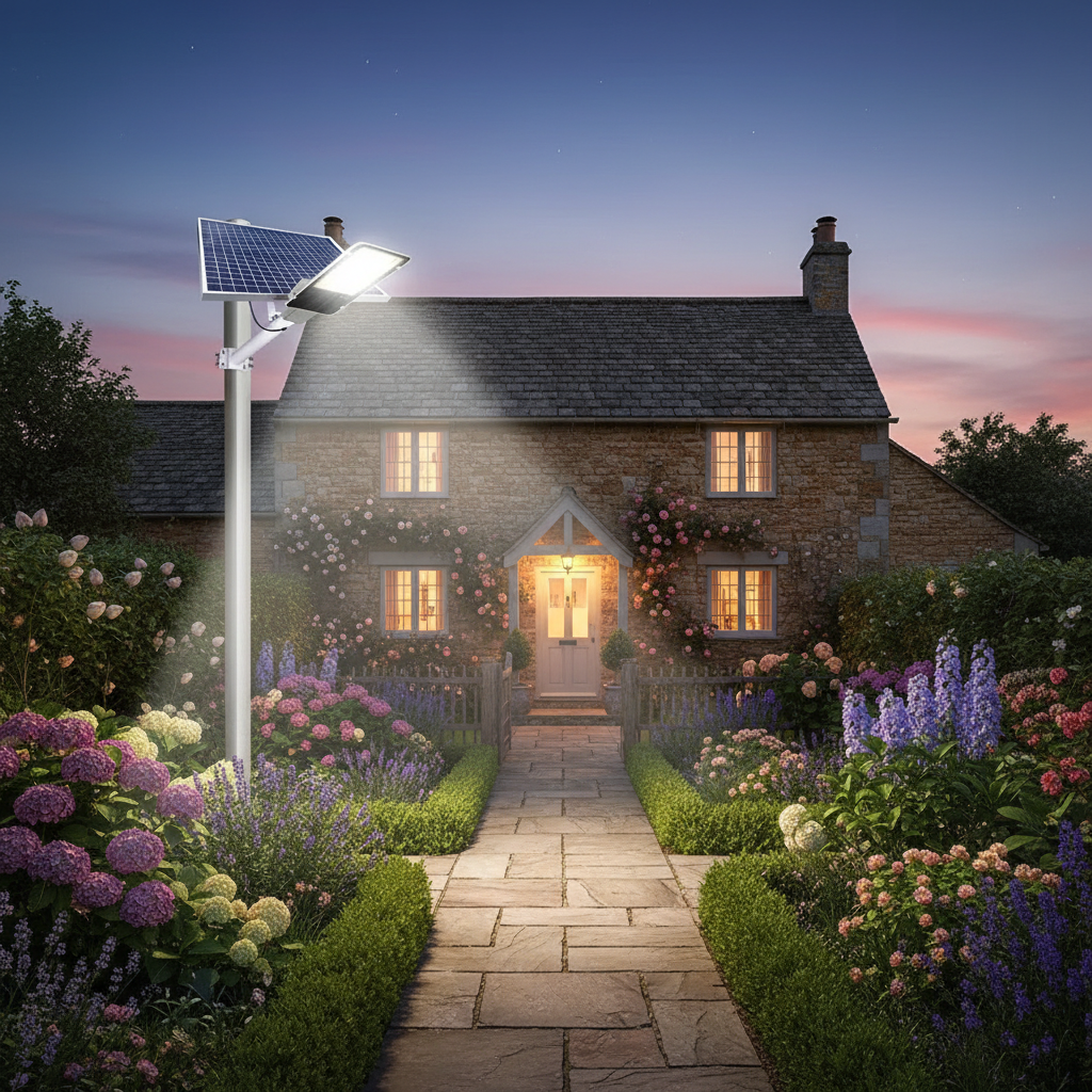 LED Solar Street Light 6500K – IP65 Outdoor & Garage