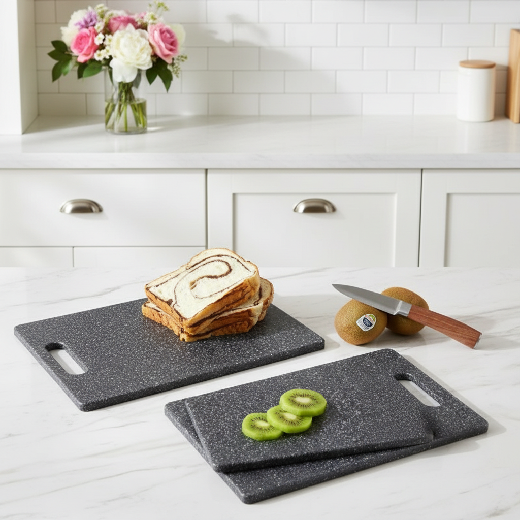 Choice Marble Texture PP Cutting Board Antibacterial Mildew Resistant Dishwasher Safe for Busy Home Cooks