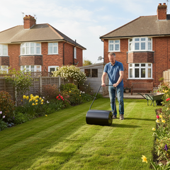 38L Steel Push Lawn Roller – Garden & Seeded Lawns