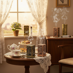 Vertical Alloy Incense Burner – Long-Lasting Home Fragrance