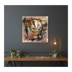 Retro Urban Graffiti Canvas Wall Art – Living Room Decor