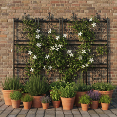 Tall Metal Garden Trellis for Climbing Plants