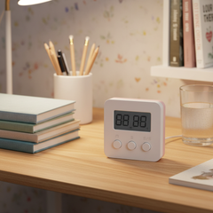 CIQ Mini Kitchen Timer LCD Alarm Clock For Home Cooks Precise Countdown And Loud Alarm