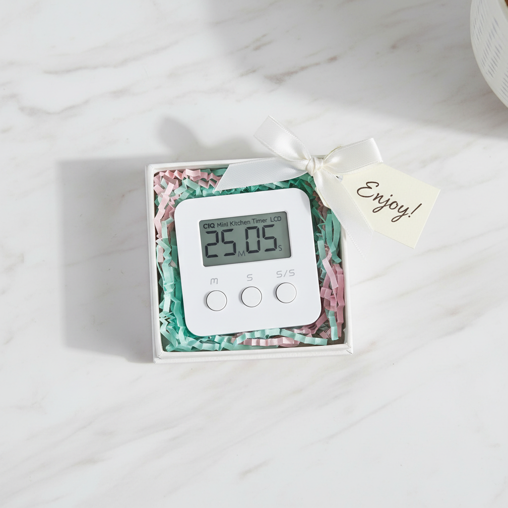 CIQ Mini Kitchen Timer LCD Alarm Clock For Home Cooks Precise Countdown And Loud Alarm
