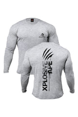 XAPE Claw Long Sleeve Tee - Sports Grey