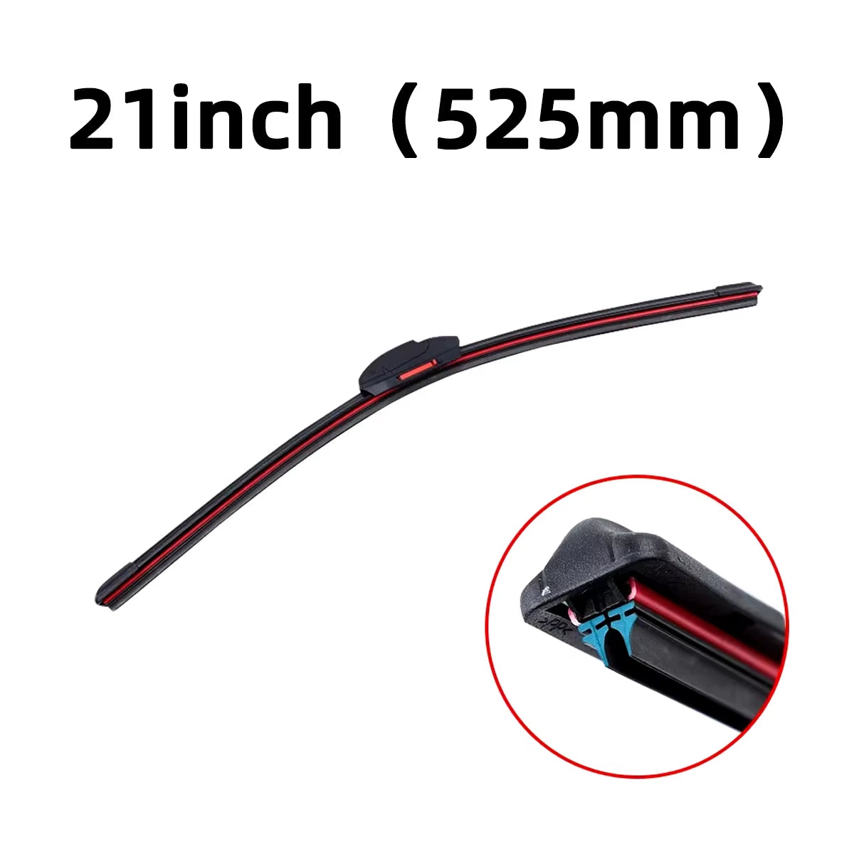 Eliteridegear J U Hook double rubber windshield wiper blades for cars, available in various sizes, waterproof and durable.