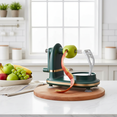 WHDPETS Hand Crank Kitchen Peeler And Fruit Slicer For Home Cooks Effortless Peeling Precise Slices Durable Tool