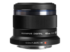Olympus M.Zuiko Digital 45mm f/1.8 Standard Prime Lens - Black