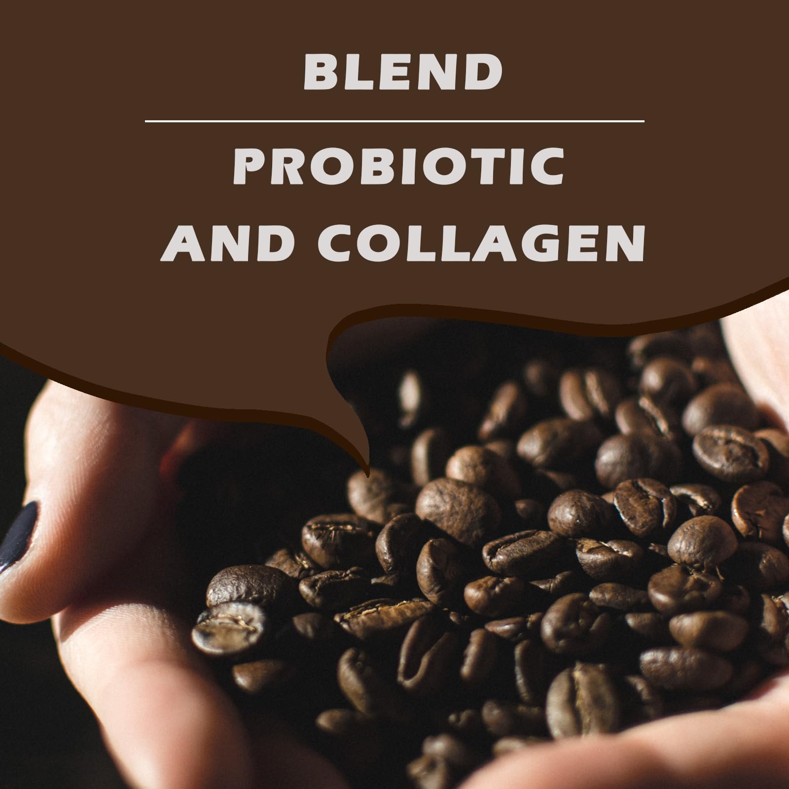 Ice coffee flavor Collagen Coffee Slim packets by BritishVita, Japanese-imported collagen in 12 convenient instant bags