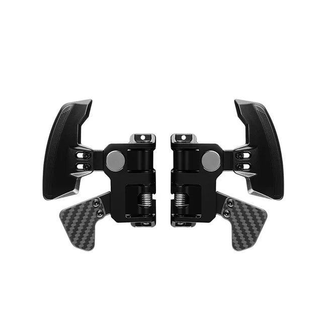 Simagic dual paddle shifter module for wheel accessories, with left and right magnetic paddles, compatible with Trak Racer UK.