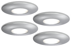 4lite IP20 GU10 Fire-Rated Downlight - Chrome