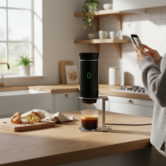 Portable Wireless Electric Espresso Coffee Machine For Travel