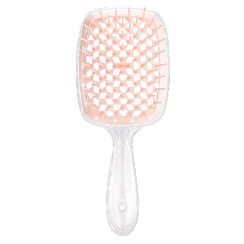 Adistore detangling hair brush for wet and curly hair with massage hollow comb design, showing the brush's bristles and ergonomic handle.