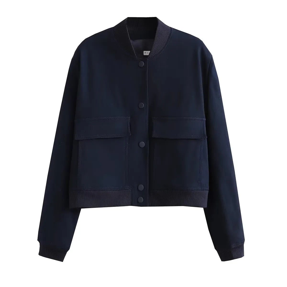 Adistore SLTNX TRAF women's bomber jacket with long sleeves and front pockets, stylish ladies jacket with a modern fit.