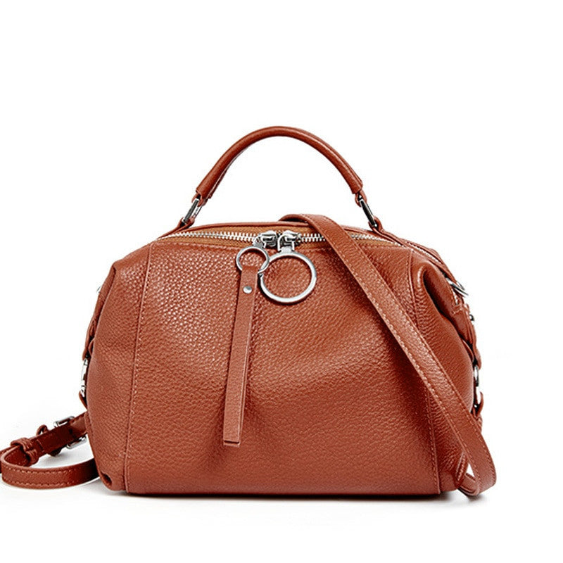 Adistore Zency soft genuine leather women's tote and crossbody handbag with sleek design and spacious interior.