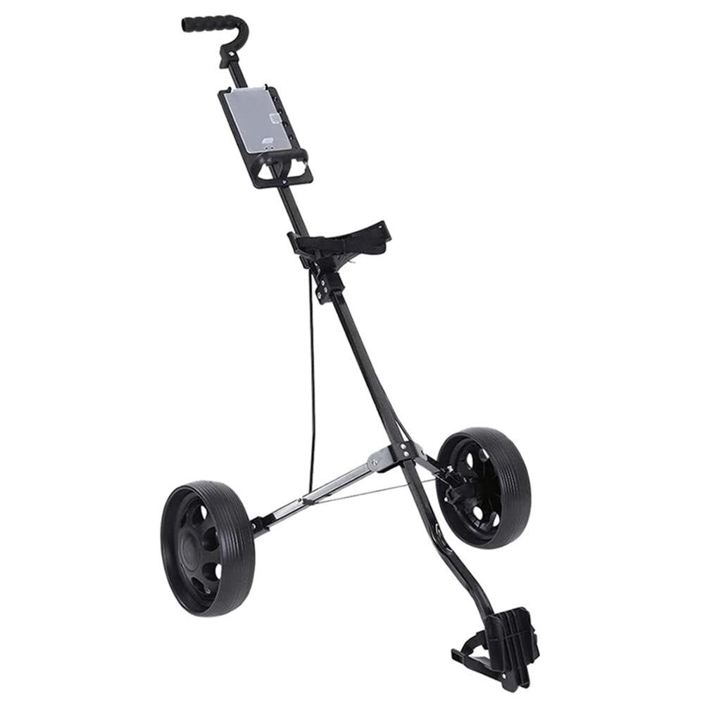 Adjustable Golf Pull Cart – 2-Wheel Trolley with Brake & Lightweight