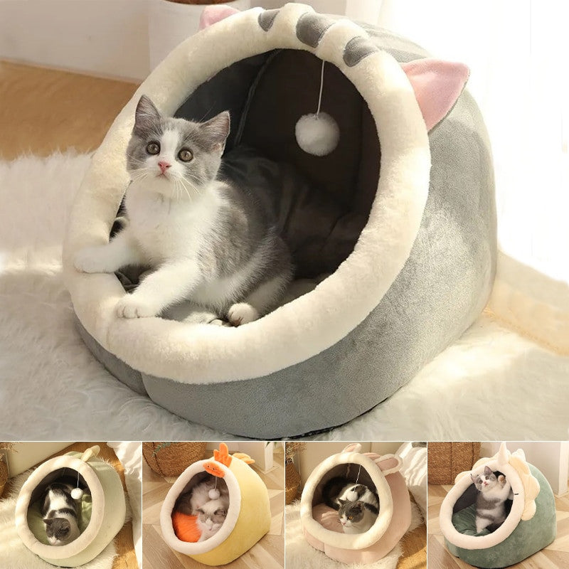 Adistore warm and cozy washable pet basket with soft cushioning, ideal for small dogs and cats to rest comfortably.