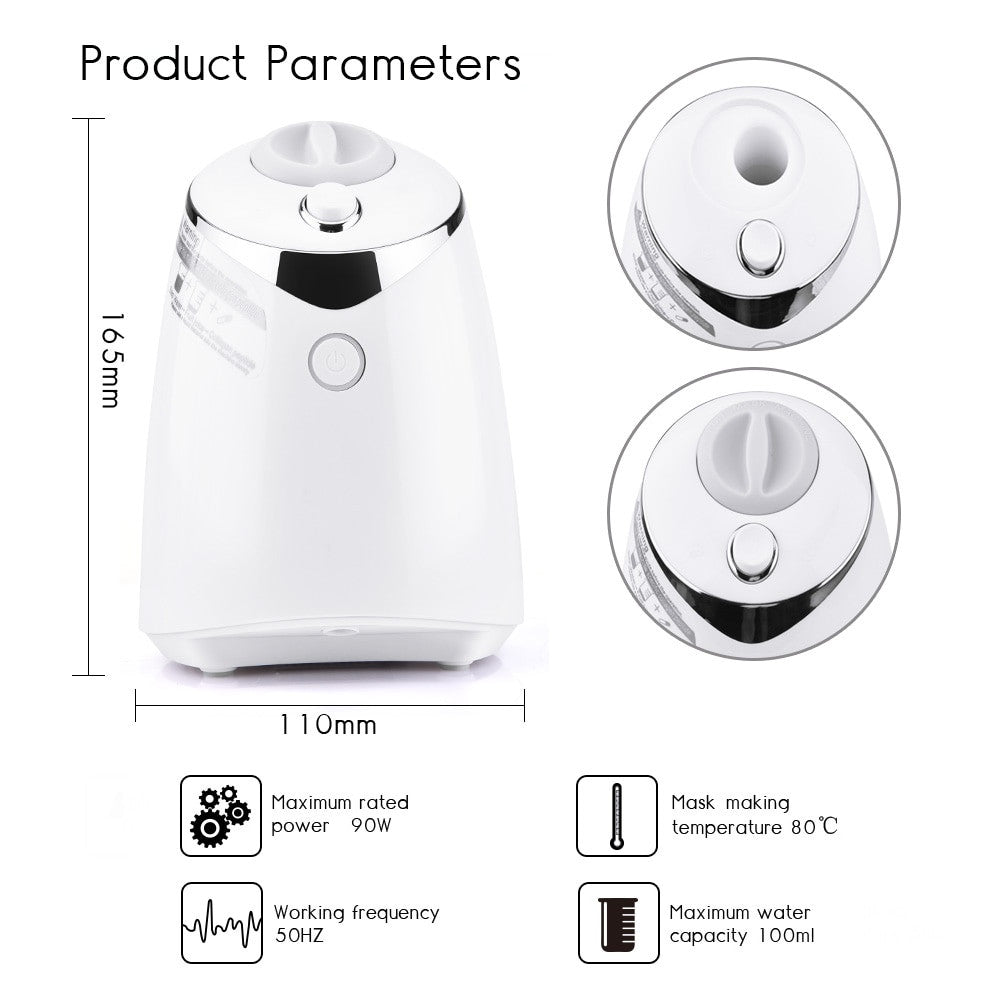 Adistore electrical automatic fruit and vegetable milk mask machine with digital controls and stainless steel components.
