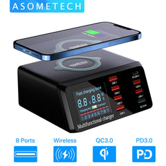 100W 8-Ports USB Charger Station | adistore UK