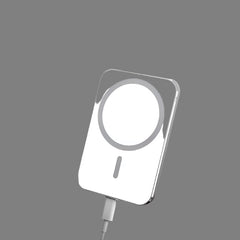 Adistore 15W magnetic wireless car charger mount with fast charging for iPhone 12, showing the charger attached to a car dashboard.