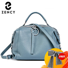 Adistore Zency soft genuine leather women's handbag, tote and crossbody style with sleek design and spacious interior.