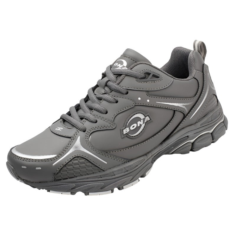 Adistore BONA Classics men's running shoes in black with white soles, stylish and comfortable sneakers for active wear.