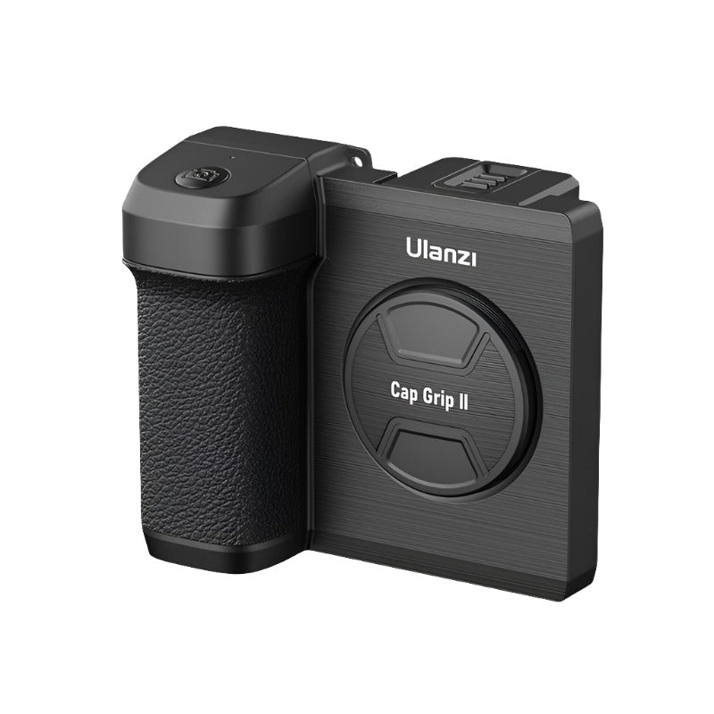 Ulanzi CapGrip II smartphone selfie booster with Bluetooth remote, handheld selfie stick for easy photos and videos.