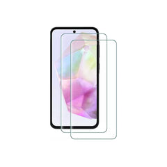 Samsung Galaxy S Series tempered glass screen protector by Phone Base showing a clear, edge-to-edge protective cover on a smartphone screen.