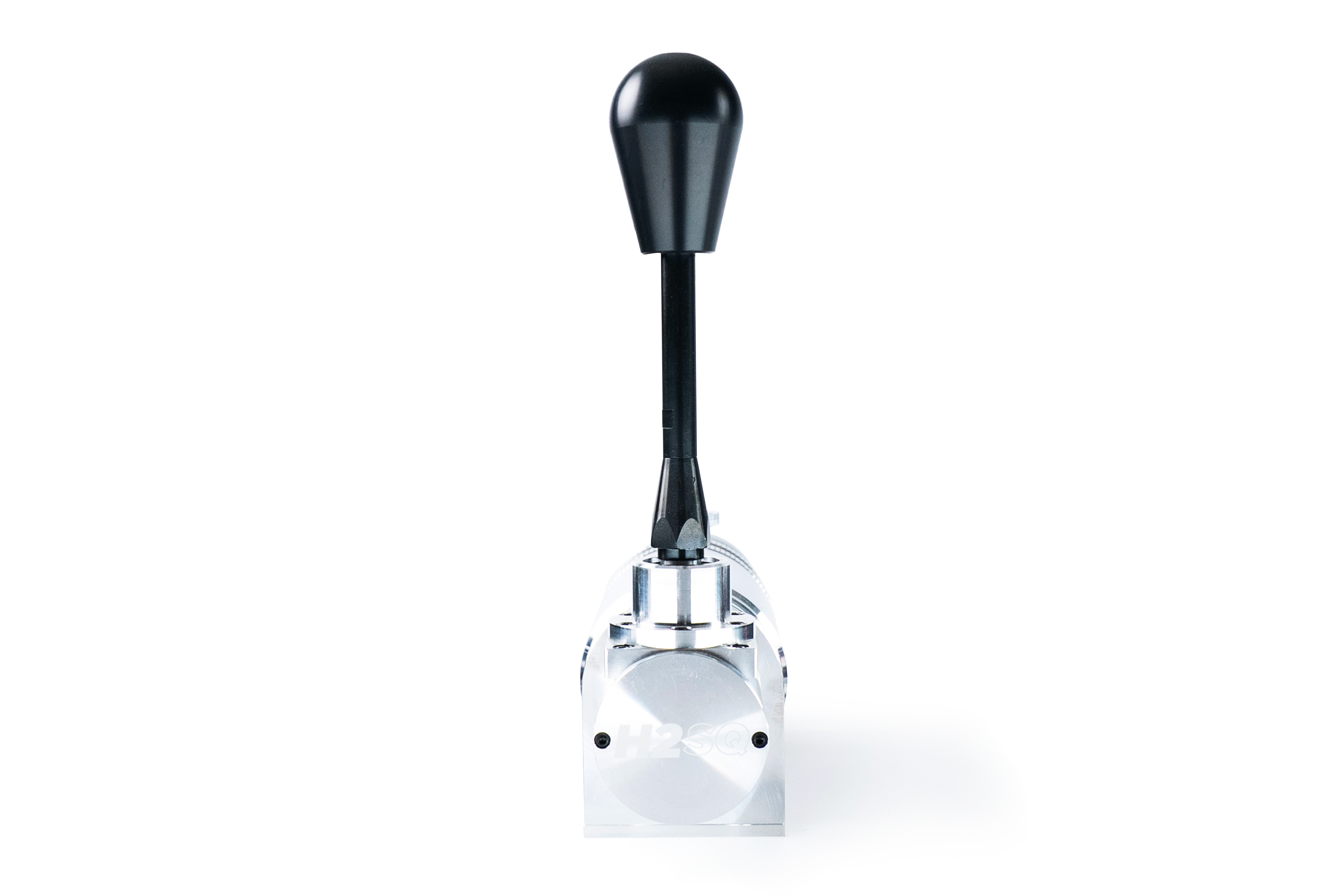 Silver BDH H2SQ Dual-Mode Shifter by Trak Racer UK with ergonomic design and detailed shift mechanism.