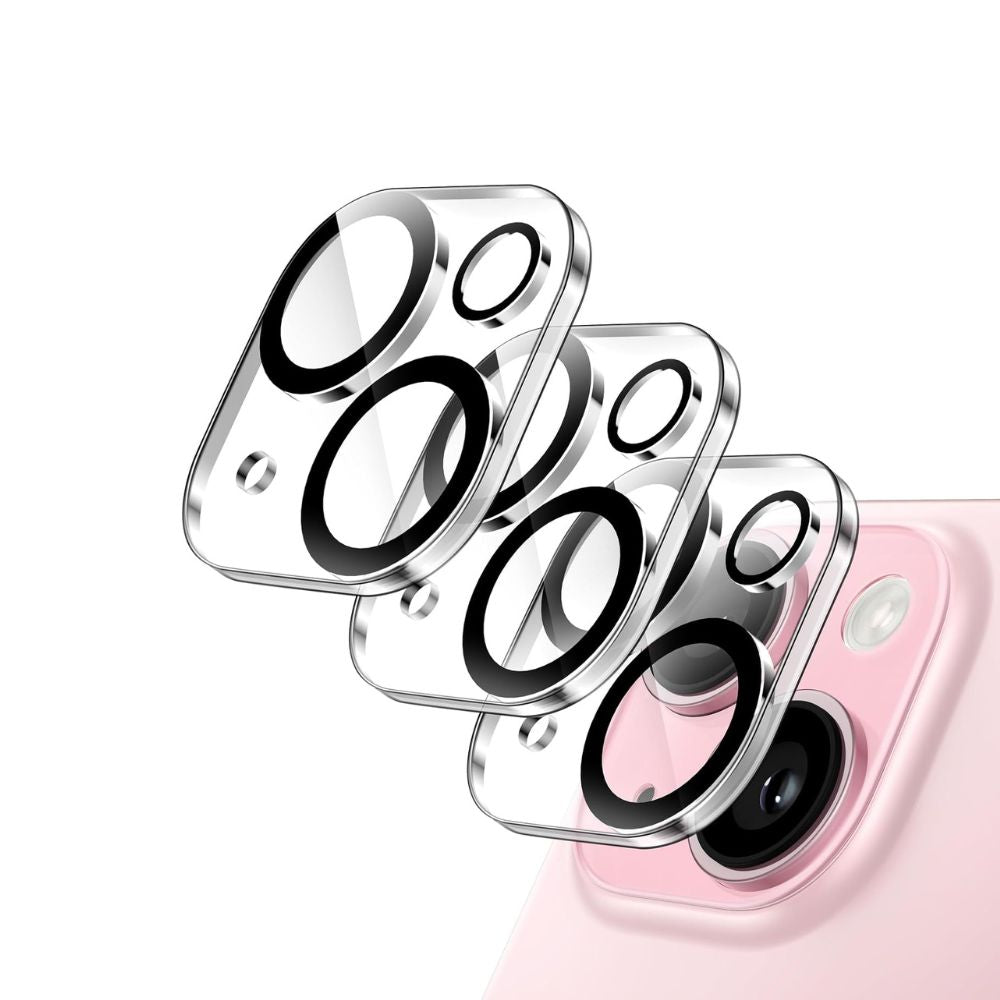 Phone Base iPhone full camera lens protector for iPhone 12-16, clear protective cover on phone camera lenses.