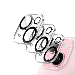 Phone Base iPhone full camera lens protector for iPhone 12-16, clear protective cover on phone camera lenses.